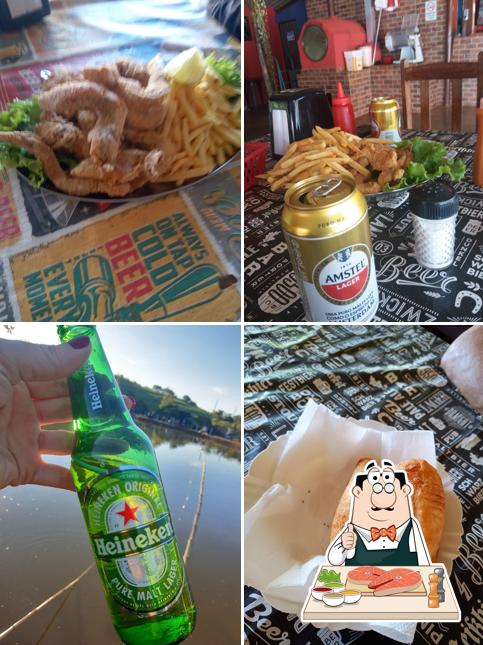 Peixe e fritas em Pesqueiro Locatelli