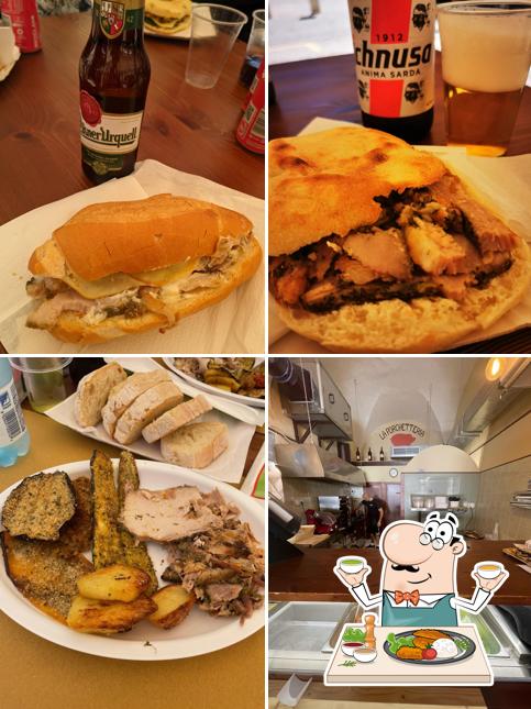 Panino con maiale stirato al Porchetteria Centrale