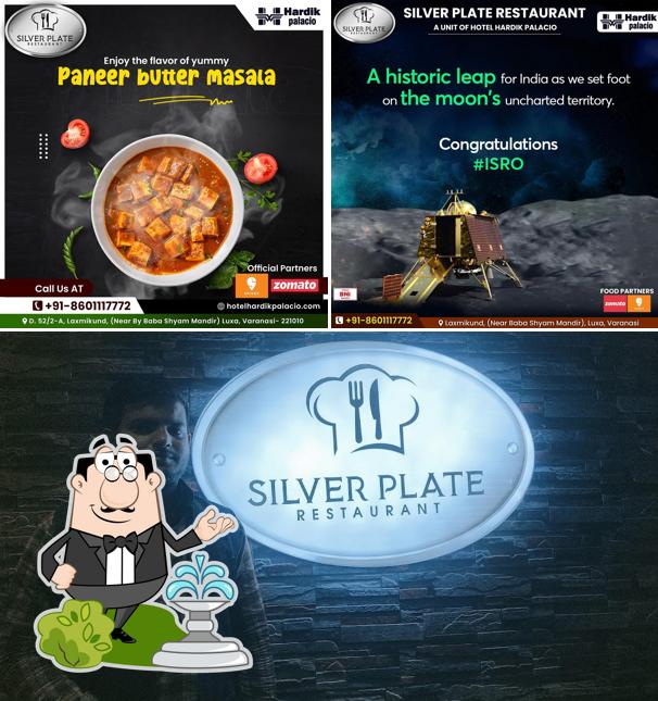 The exterior of Silver Plate Restaurant Hardik Palacio Luxa Varanasi