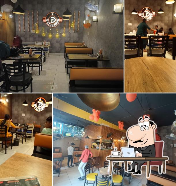 The interior of D'delicious The interior of D'delicious