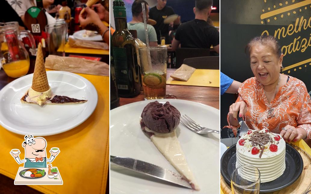 Comida em Pedaço da Pizza Rodízio