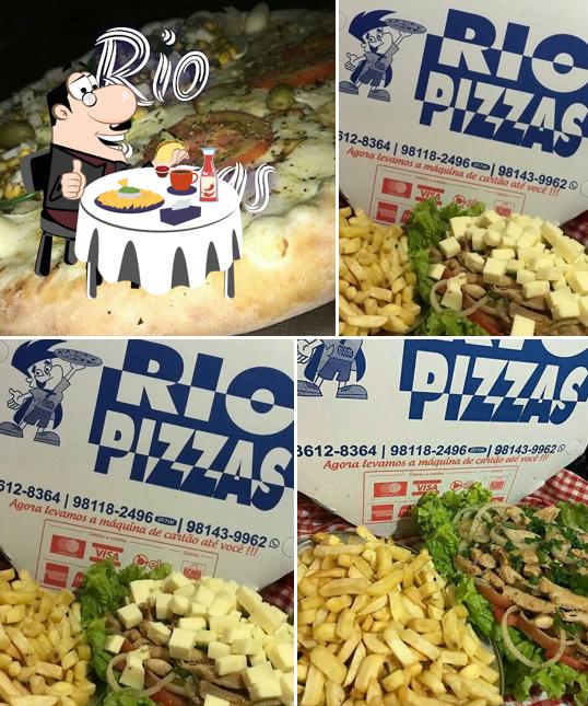 Prato de queijo em Rio pizzas