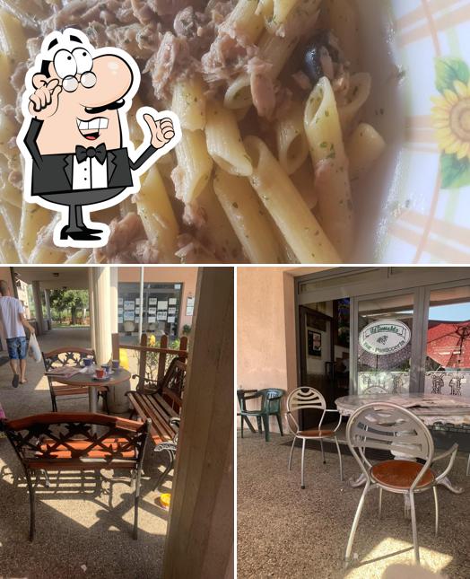 Bar Lo Smeraldo si caratterizza per la interni e cibo