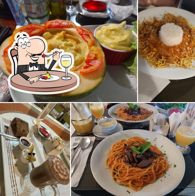 Comida em Café das Artes