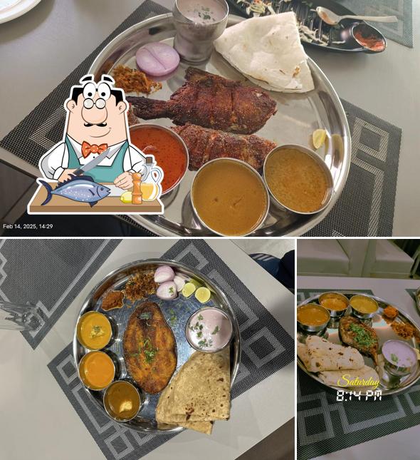 Grilled salmon at Hotel Narale's Seafood