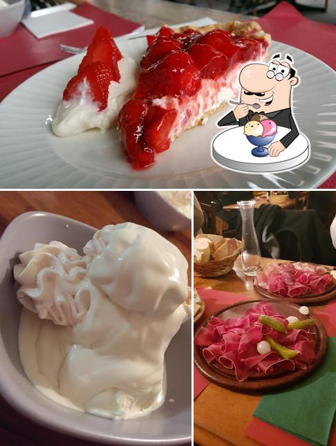 Au Vieux-Carouge serve un'ampia gamma di dolci