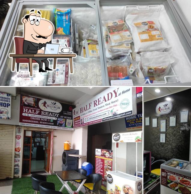 The interior of HALF READY at home