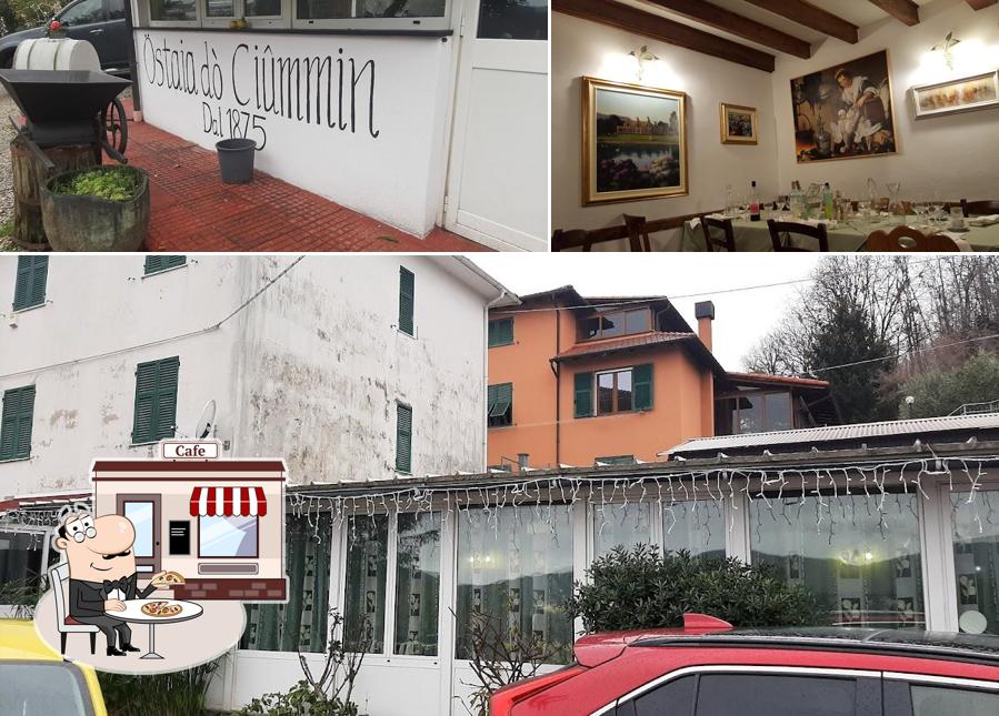 La foto della esterno e tavolo da pranzo di Ostaja dò Ciûmmin