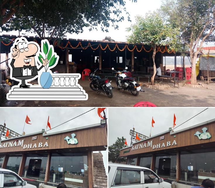 Check out how Satnam dhaba & Rooms looks outside