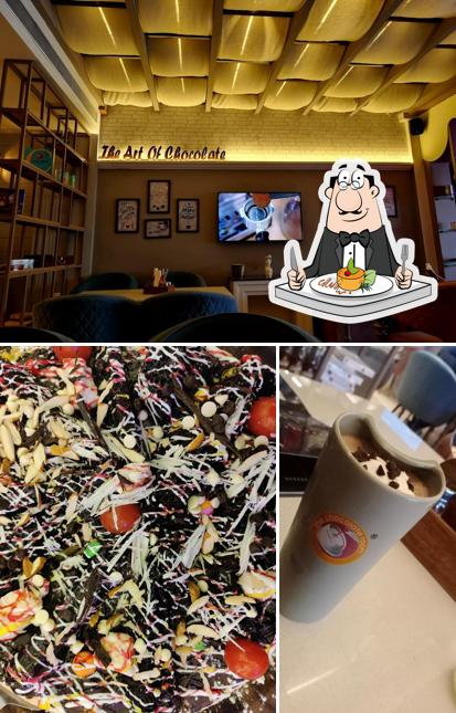 This is the picture showing food and interior at The Chocolate Room - Customised Cake Bakery Shop Bathinda, Best Cappuccino Shop in Bhatinda, Sizzler Restaurant in Bathinda