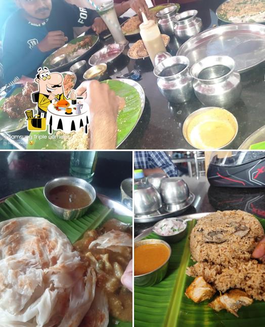 Food at Beeman's Restaurant