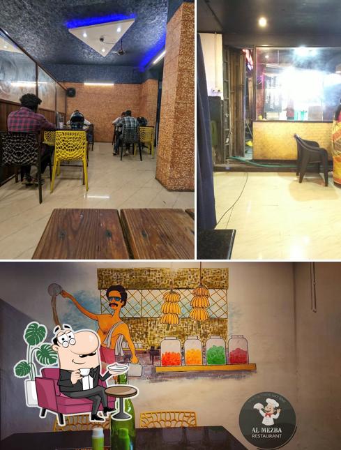 The restaurant's interior and beverage