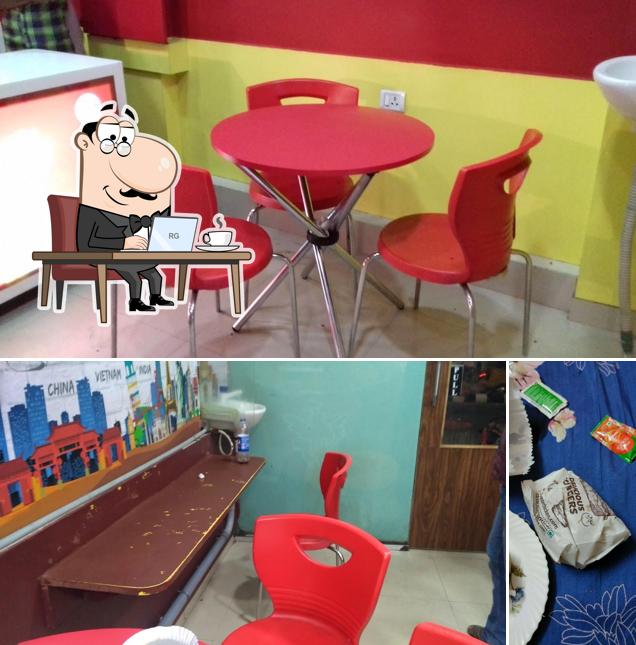 Check out how Five Star Chicken looks inside