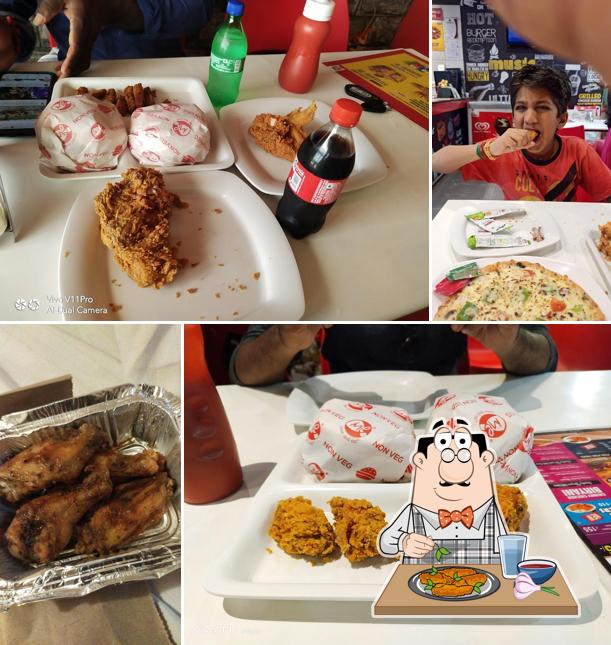 Chicken wings at Meat & Eat