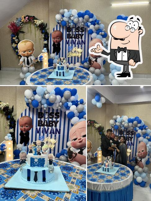 This is the photo depicting interior and food at The Delicious Cafe