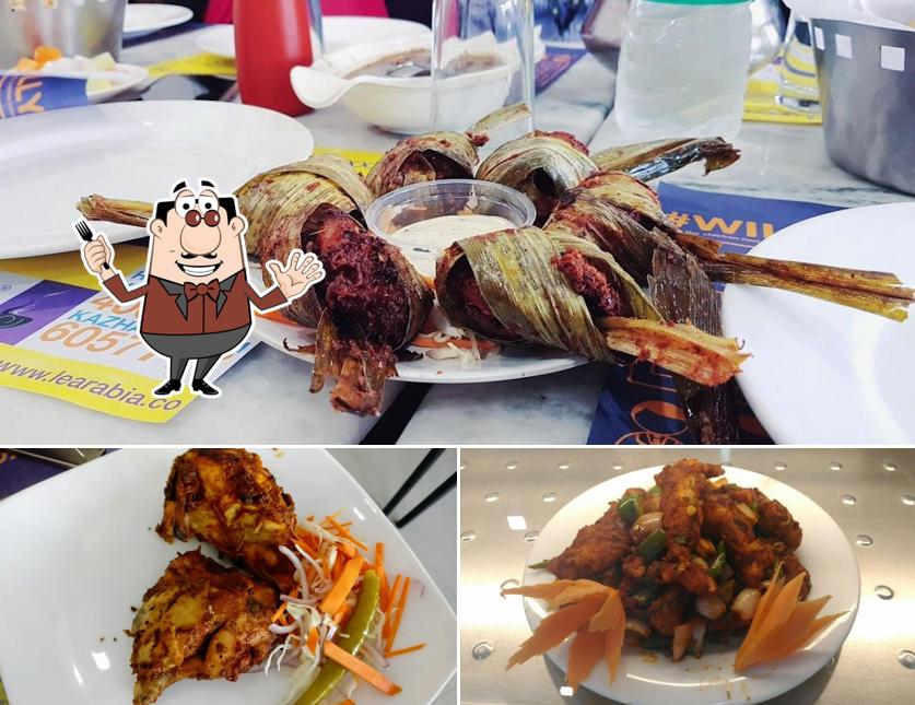 Food at Le Arabia Restaurant