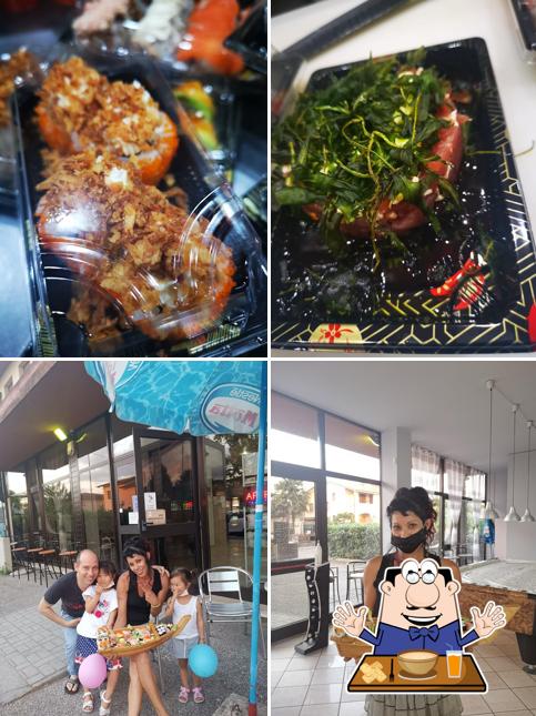 Dai un’occhiata alla immagine che presenta la cibo e interni di Cristallo Sushi Bar