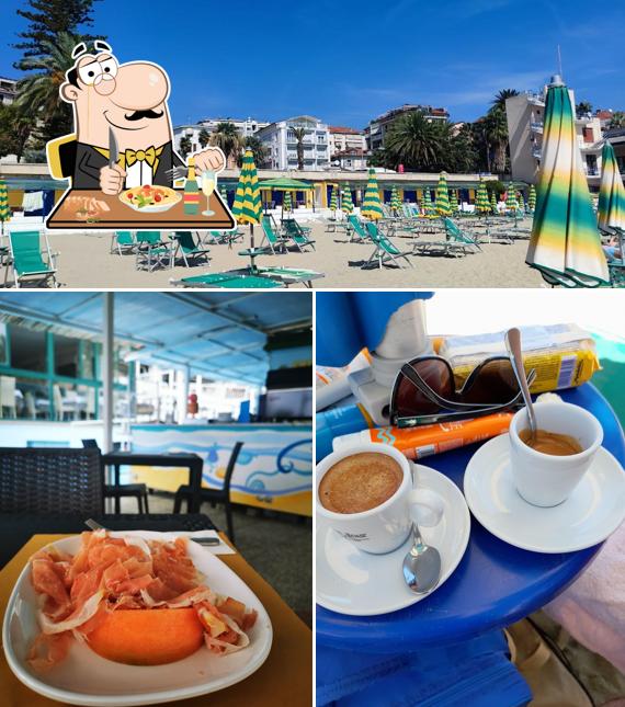Questa è la foto che raffigura la cibo e interni di Lido Sanremo