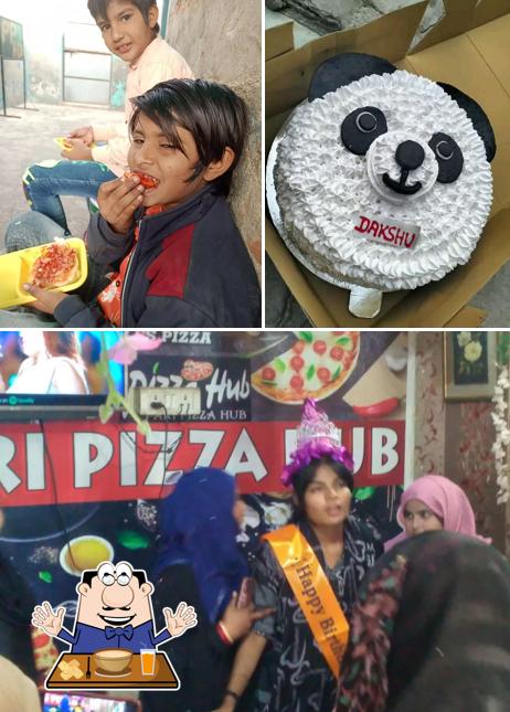 Food at Pari pizza hub