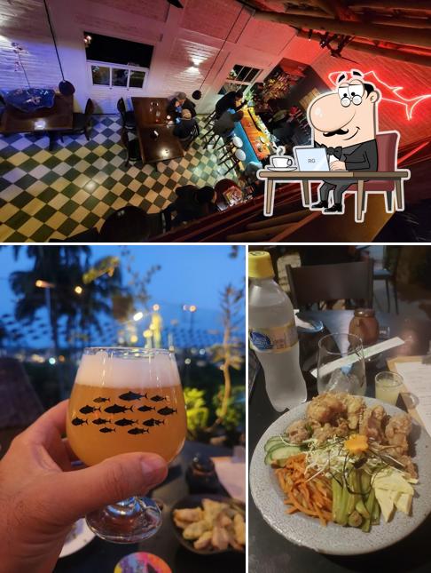 O interior do Bar Blackfin