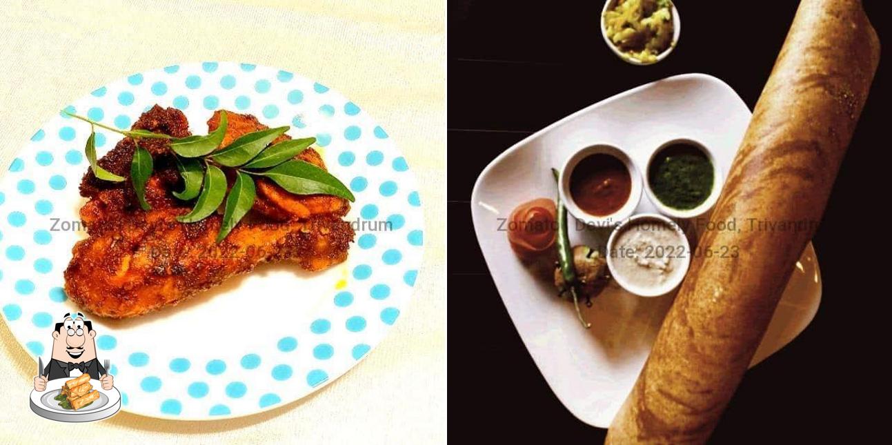 Spring rolls at Devi's Homely Food