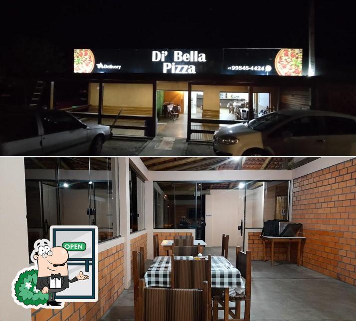 O exterior do Di'Bella Pizzaria