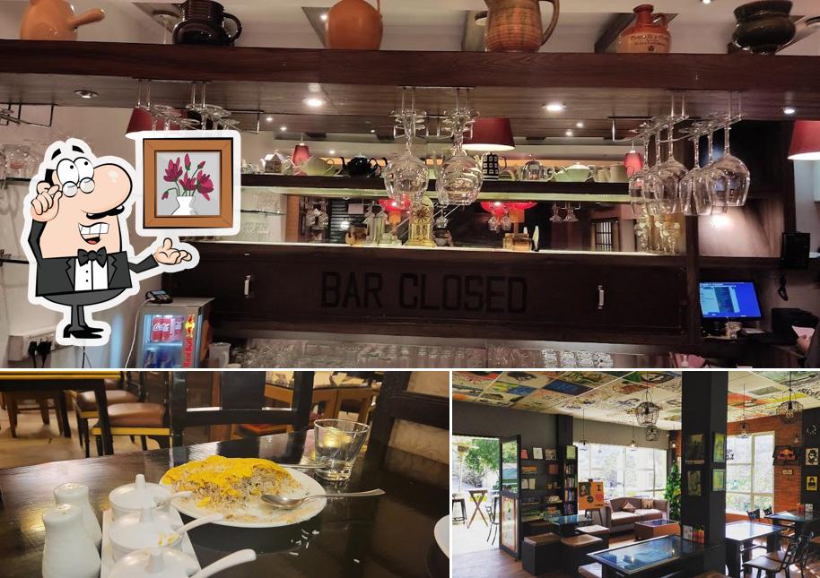 Take a seat at one of the tables at Red Hot Chilli Pepper