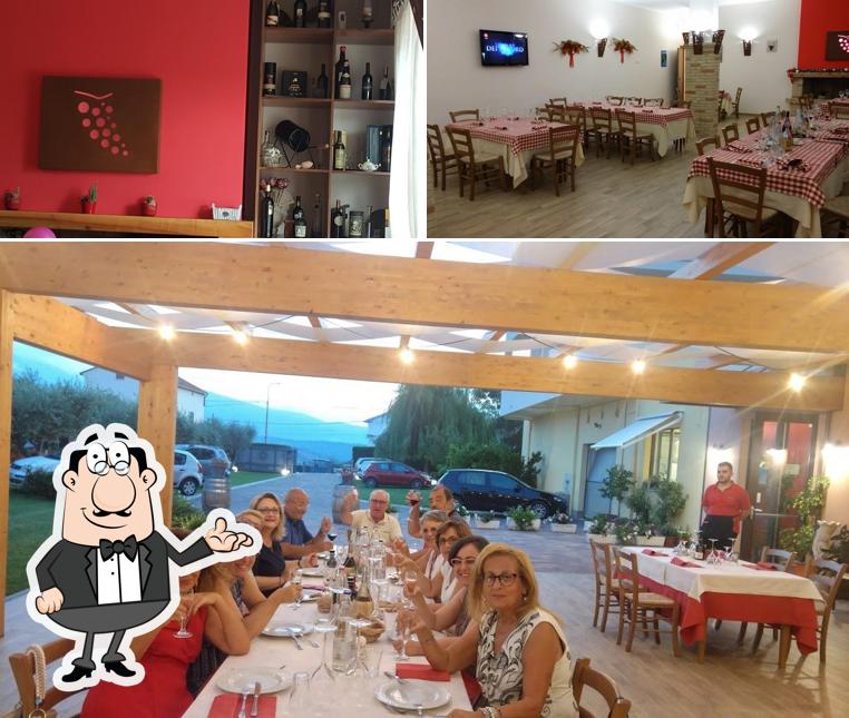 Gli interni di Il Grappolo d'Oro