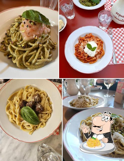 Spaghetti alla carbonara al miscusi pasta fresca - Torino Carlina