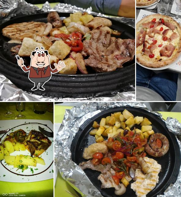 Platti al ARA dell'ETNA Pizza e Food