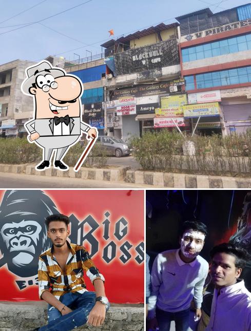 The exterior of Black Bull Cafe - Best Cafe For Couples in Kota