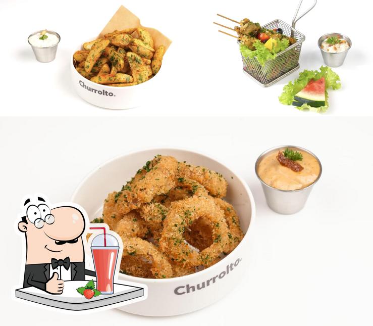 Enjoy a beverage at Churrolto Banjara Hills