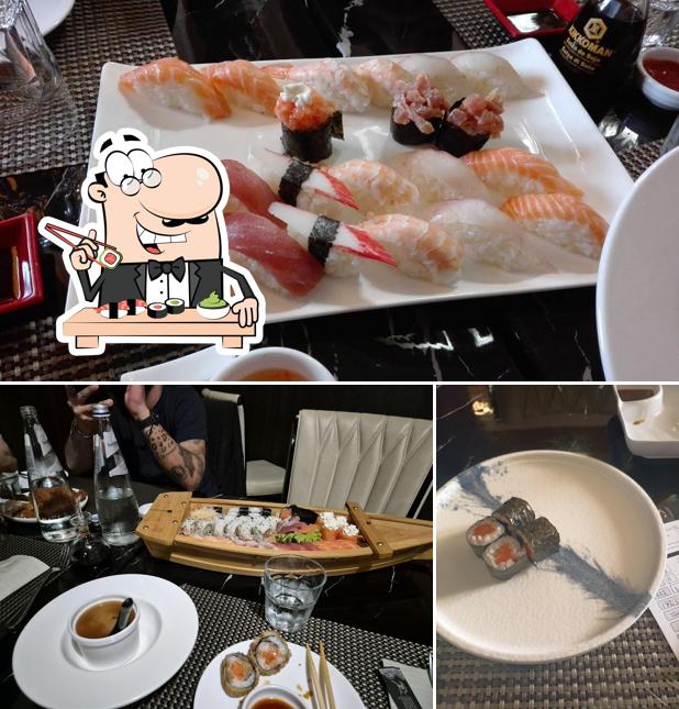 Prova le diverse opzioni di sushi