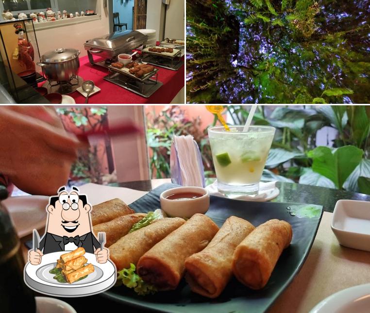 Rolinho primavera em Sushi Yama Floripa