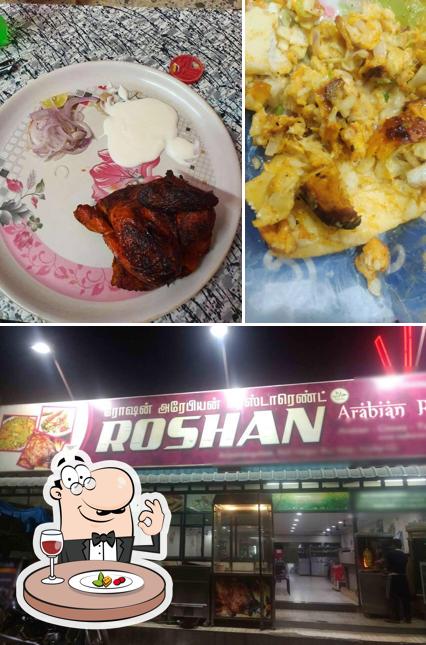 This is the picture depicting food and exterior at Roshan Arabian Restaurant