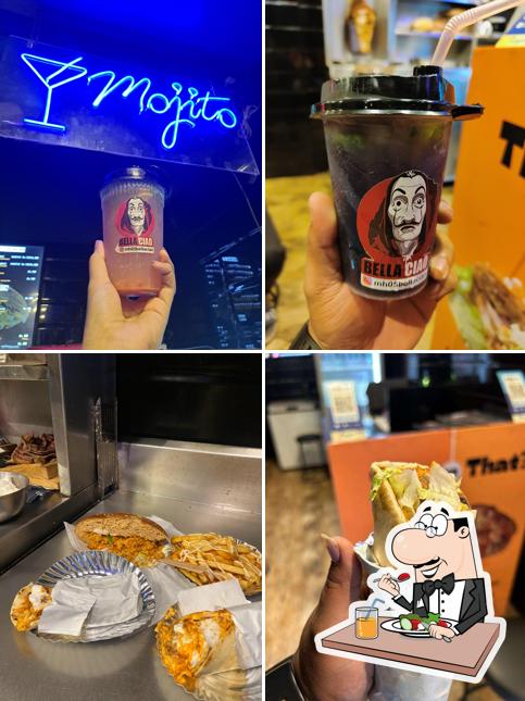 Food at Pamper Belly Shawarma