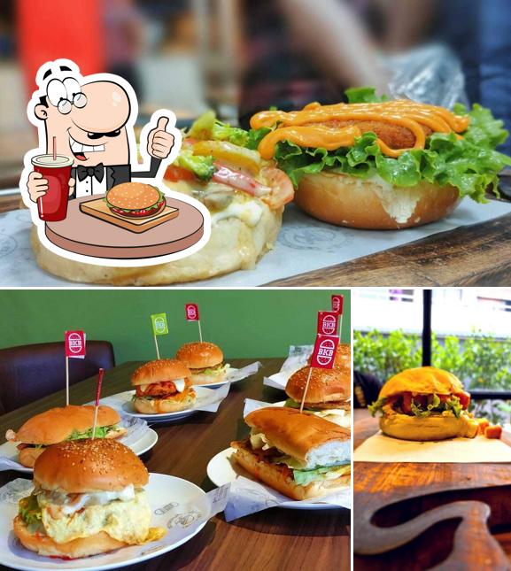 Hamburger at Burger Ka Baap - BKB Cafe