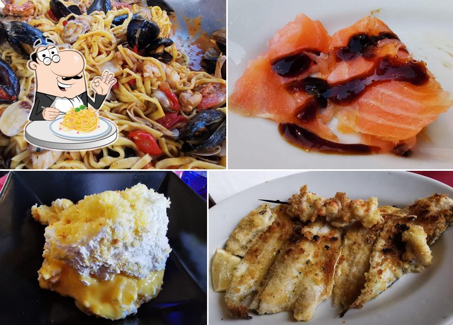 Spaghetti alla carbonara al Osteria Del Viale