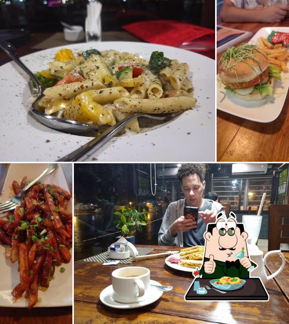 Food at KAAFE, The widest Ganga view Cafe