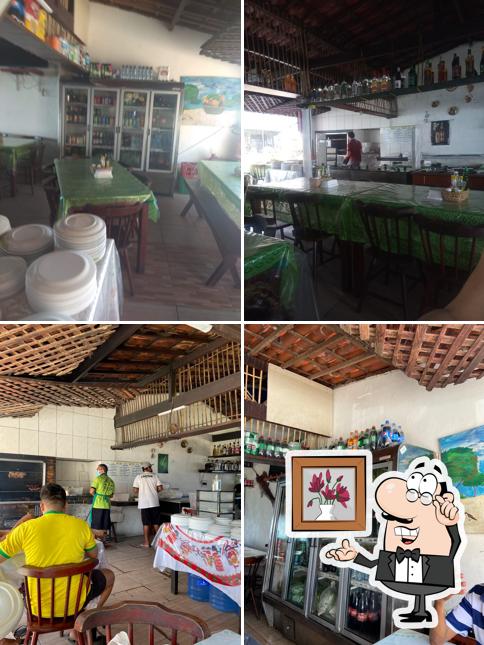 O interior do Churrascaria Dona Branca