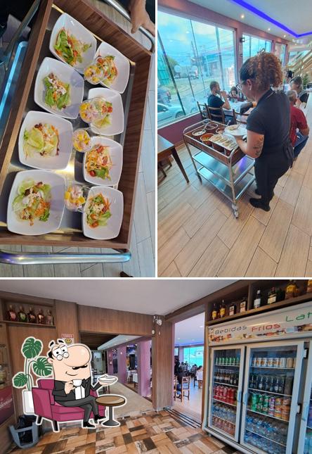 O interior do Contra Mão Bar & Restaurante