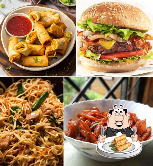 Spring rolls at Sadda Adda Dabha Cafe