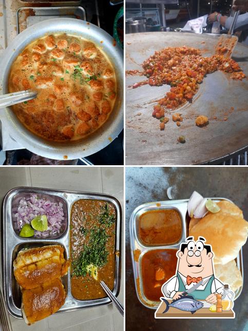 Grilled salmon at KAILASH PAV BHAJI test of delicious