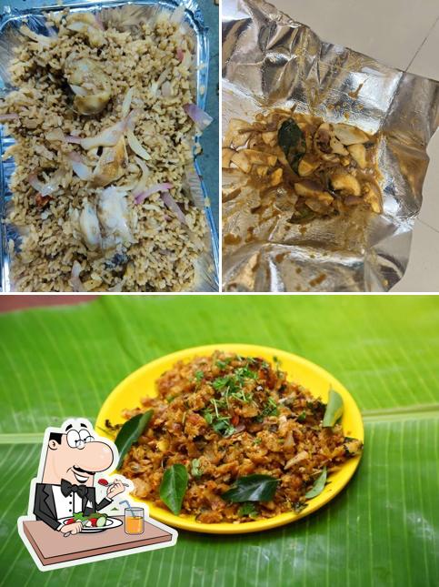 Food at Kongu parotta stall
