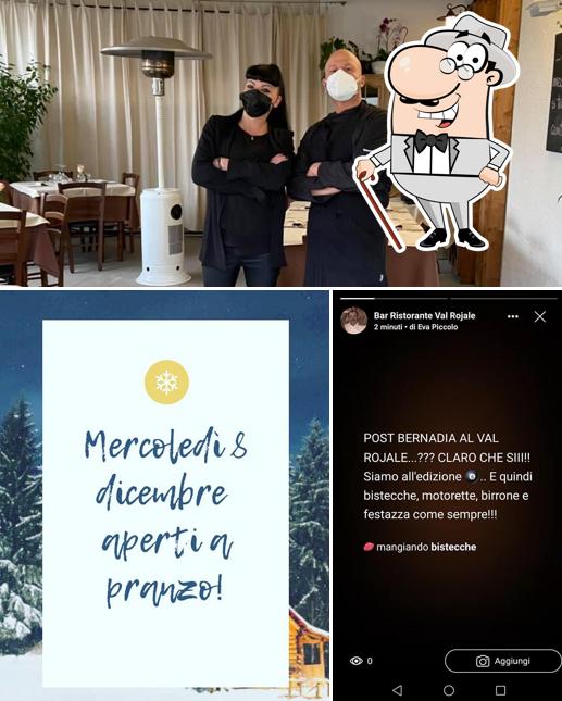 Questa è la foto che raffigura la esterno e interni di Ristorante Val Rojale