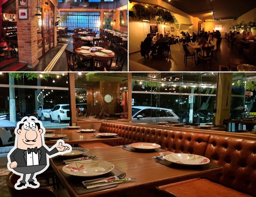 O interior do Soggiorno Pizzaria
