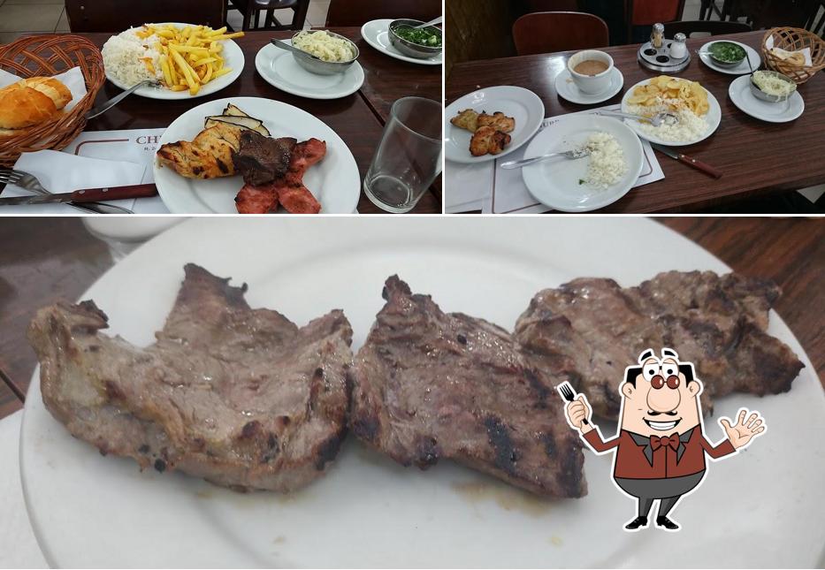 Comida em Churrasqueto