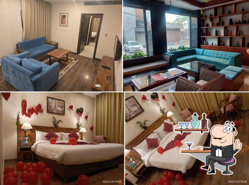 The interior of Lemon Tree Hotel, Kasauli