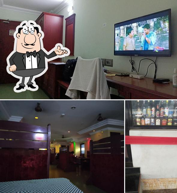 The interior of Kairali Bar and Restaurant