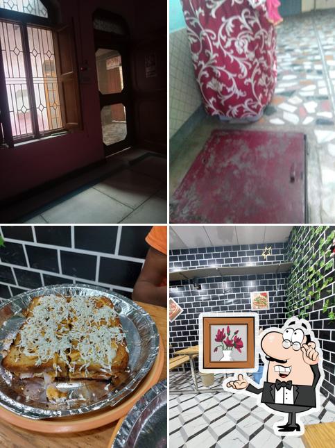 The interior of Dosti Pizza Point